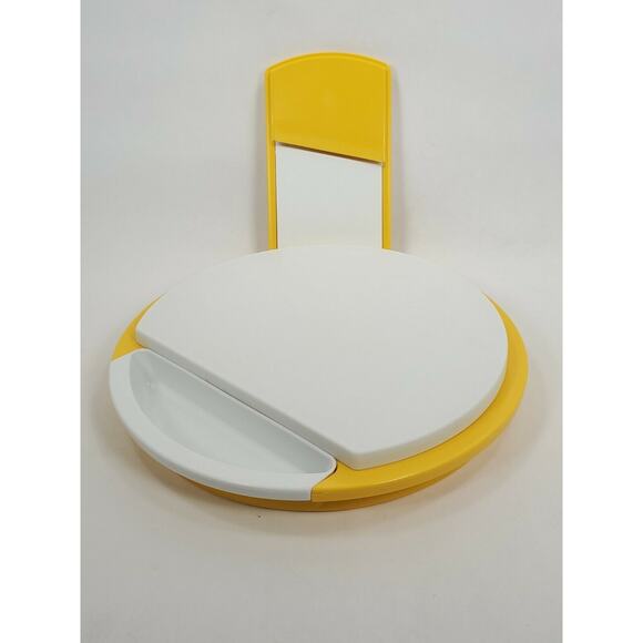 Vintage Tupperware Yellow 1980s Grater Cutting Board Slicer Set #1849 1851-53 - Picture 3 of 5